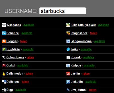 starbucks-username