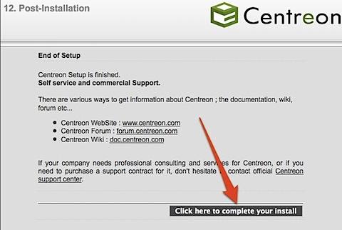 Le serveur de supervision libre - PART 3 Centreon Setup Wizard-12.jpg