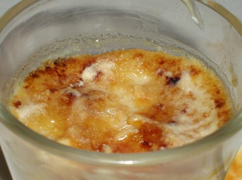 Accommoder les restes: crème brûlée au foie gras