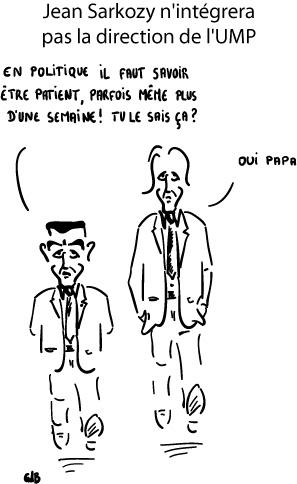 Jean Sarkozy n'intégrera pas la direction de l'UMP
