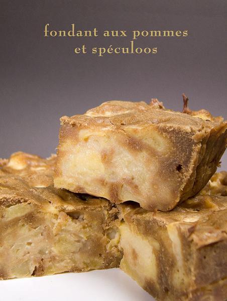 Fondant aux pommes et spéculoos Fondant aux pommes et spéculoos