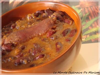 Ragout d'haricots rouges aux pattes d'agneau Ragout d'haricots rouges aux pattes d'agneau