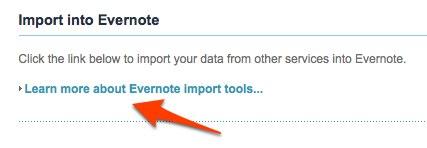 account-settings Evernote peut maintenant importer les notes de Google Bloc-notes