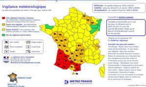 Meteo-France place 9 départements en vigilance rouge tempête