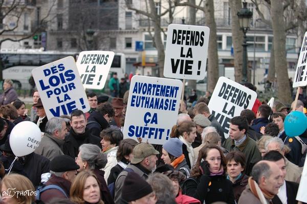 Marche pour la vie 2009. Paris.