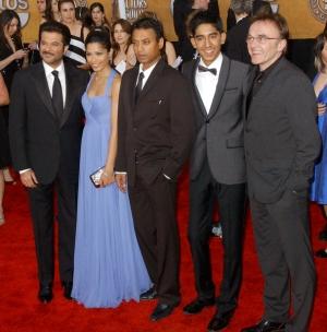 Les acteurs et le réalisateur de Slumdog Millionaire, récompensé pour sa distribution