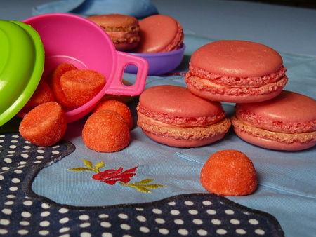 Macarons tagada a l'occasion des 40 ans de la fraise tagada MAC3