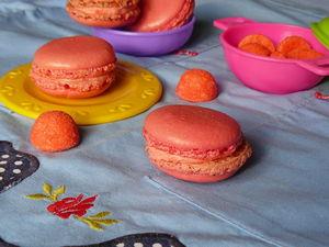 Macarons tagada a l'occasion des 40 ans de la fraise tagada mac1