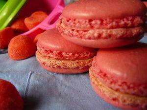 Macarons tagada a l'occasion des 40 ans de la fraise tagada MAC4