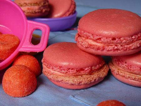 Macarons tagada a l'occasion des 40 ans de la fraise tagada MAC2