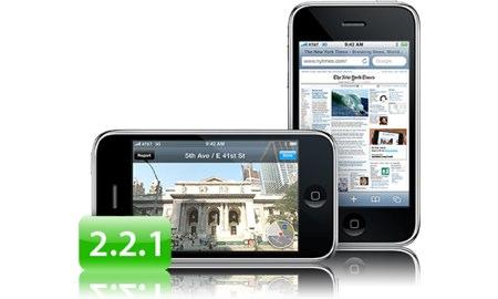 iphone  iPhone Firmware 2.2.1 disponible