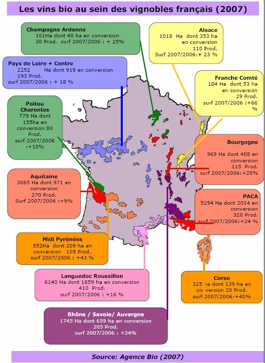 MillesimeBio : Un salon de vin bio…unique carte viticulture bio agence bio
