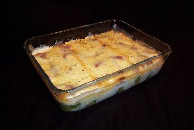 Gratin de choux de Bruxelles à la montagnarde...