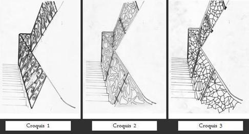 Exemples de création du forgeron de pinterville : Rampes d'escaliers
