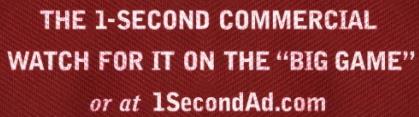 The 1 second Ad 1secondad