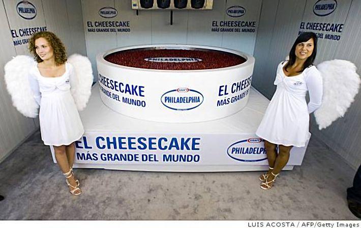 Le plus grand gâteau au fromage blanc du monde
