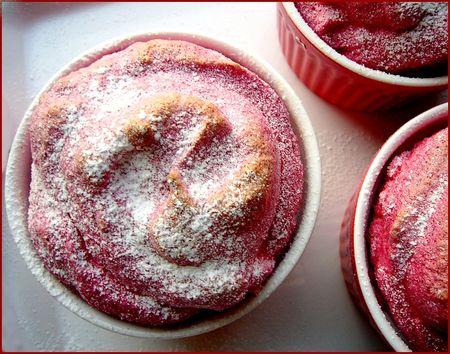 Souflé à la framboise presentation_mousse
