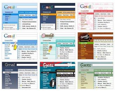 Gmail skins !