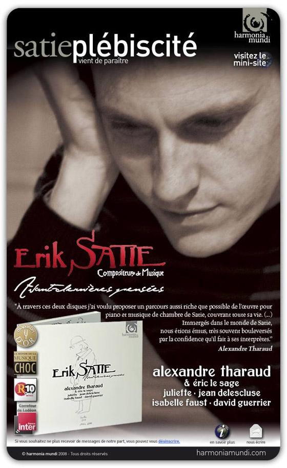 Alexandre Tharaud joue Erik Satie