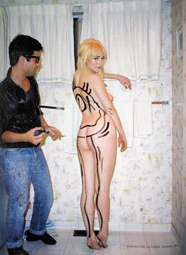 Uffie nude & Andre for I-D magazine