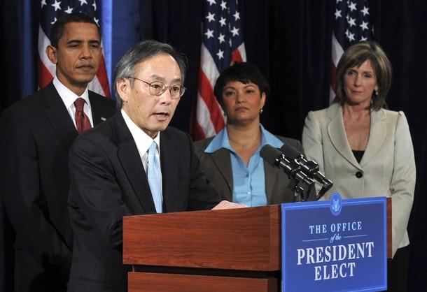 Steven Chu, secrétaire à l'Energie du gouvernement Obama