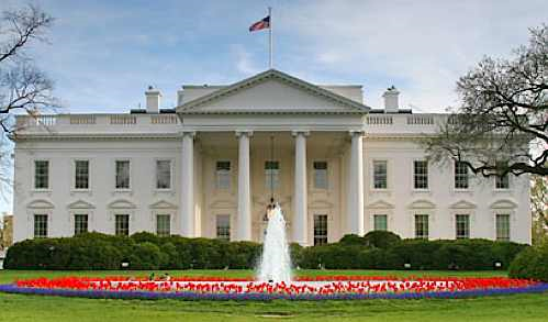 Elegant design of the White house