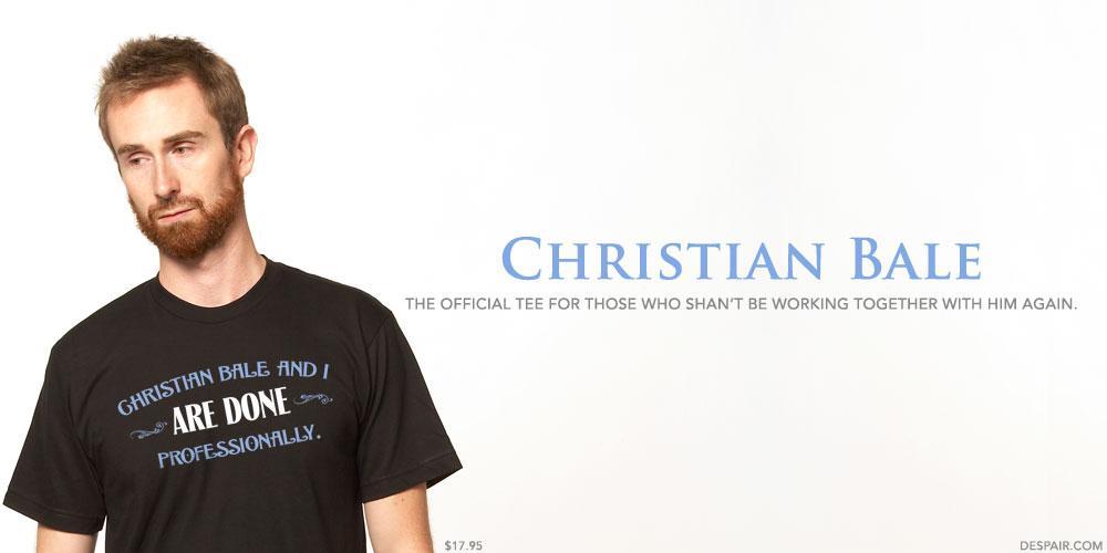 Stephen Colbert colère Christian Bale