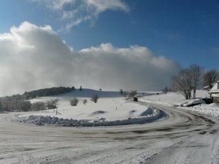 De la neige...mais seulement en altitude