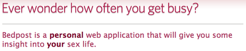 Bedpost, le premier réseau social des performances sexuelles Bedpost