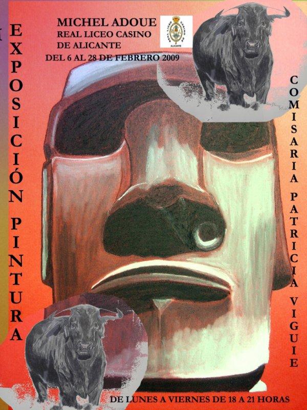 769/Affiche de l'exposition de Michel Adoue