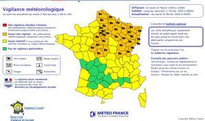 Meteo-France maintient 35 départements en vigilance orange tempête