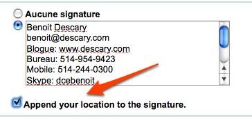 localisation-in-signature-gmail-2 Ajoutez votre localisation à la signature de GMail