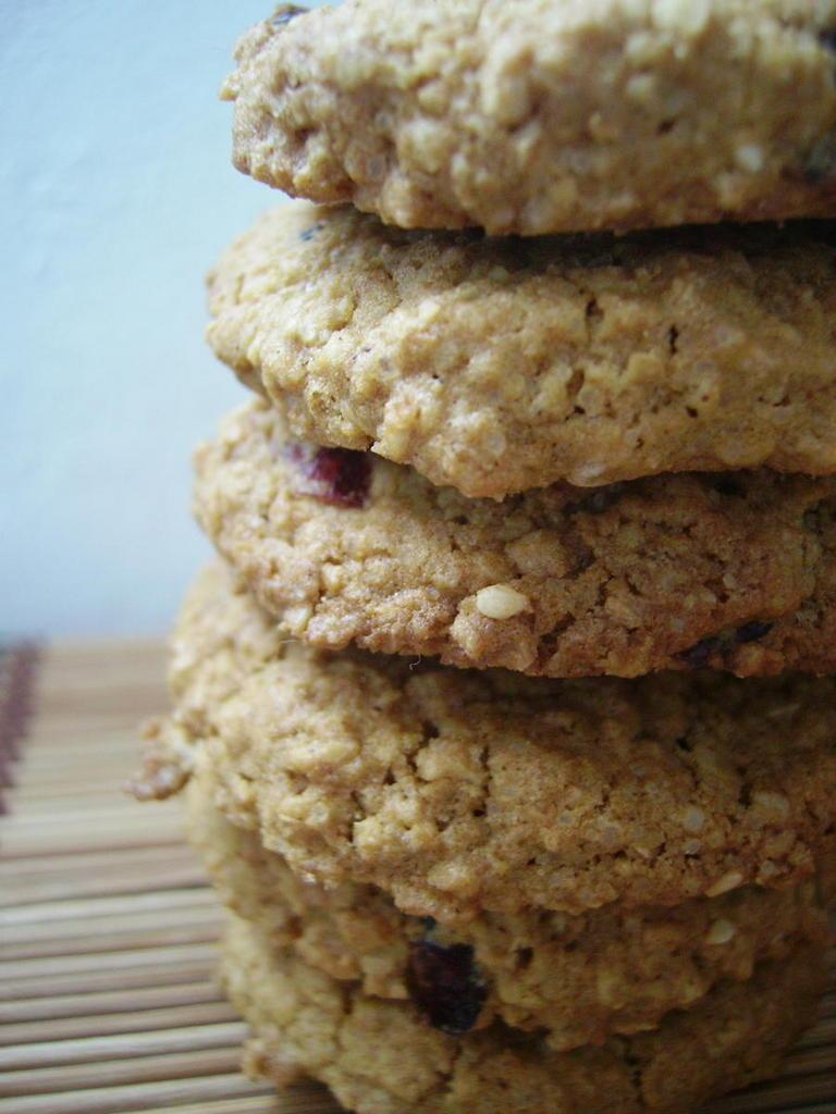 Cookies À l'avoine et aux cranberries - oatmeal cookies