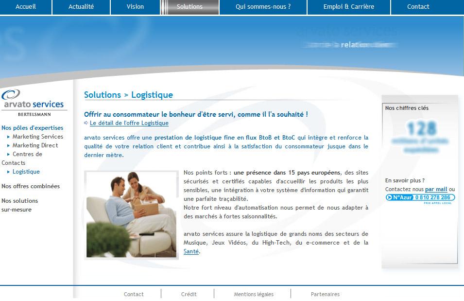La e-logistique - Interview de Arvato Services