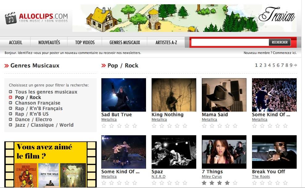 Vos meilleurs clips en Streaming