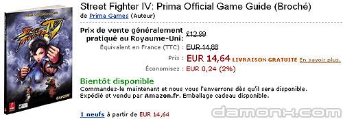 [Pré-Commande] Guide Officiel Prima Street Fighter