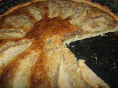 Tarte poires-noix