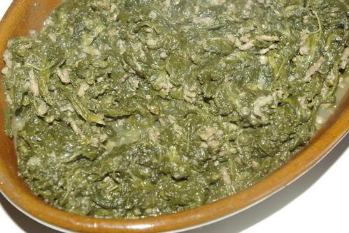 Épinards à la viande Épinards à la viande