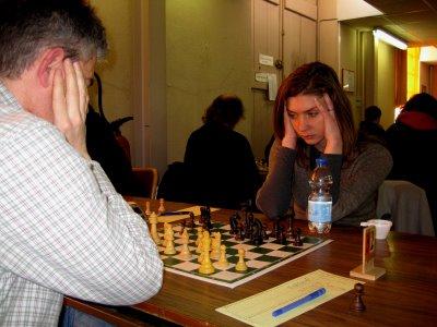 Inna Iasman au festival d'échecs du club 608 à Paris - photo Chess & Strategy