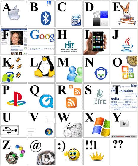 L'alphabet Geek
