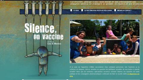 L'affiche du documentaire Silence, on vaccine