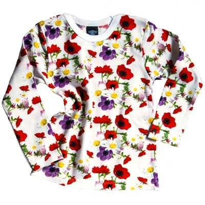 Wild T-shirt flowers @ zazou.eu