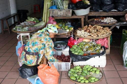 Marché Philippin, île de Sabah, Bornéo