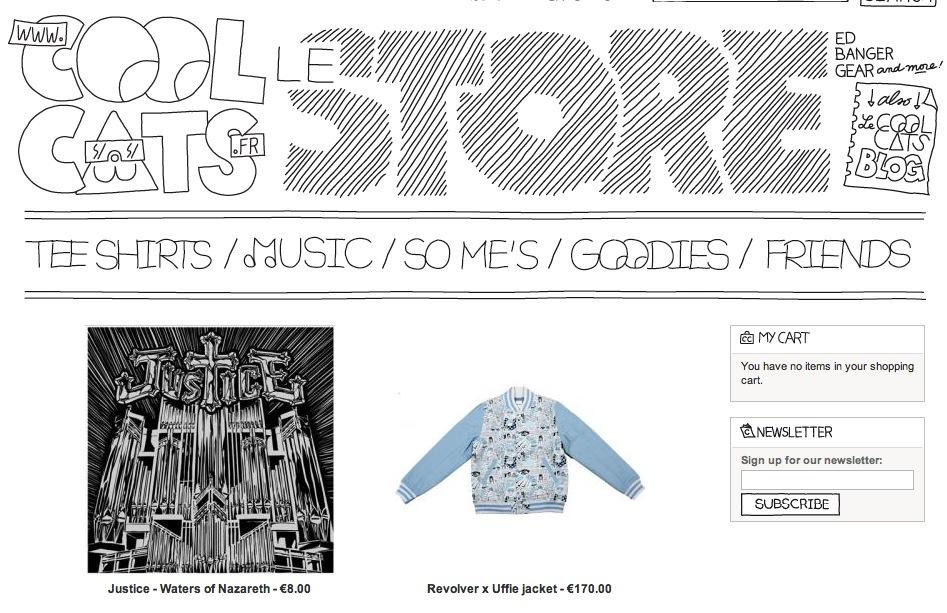 Ouverture du e shop officiel Ed Banger : Coolcats.fr Ouverture du e shop officiel Ed Banger : Coolcats.fr