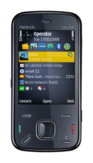 Nokia N86 : encore un double slider Nokia N86