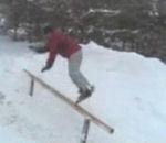 vidéo faceplant snowboard