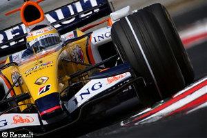 Renault débute ses essais à Monza en Italie 