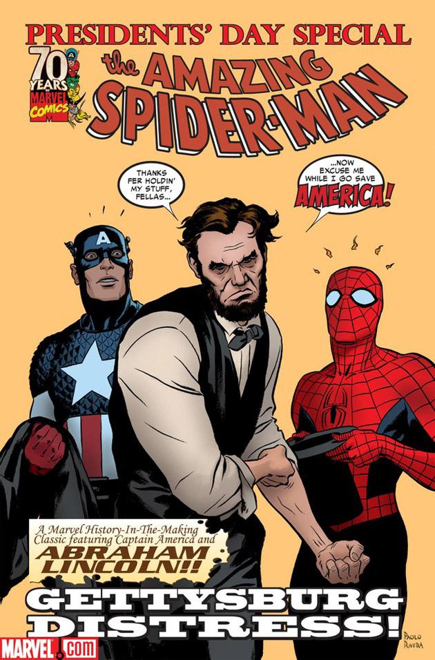 Marvel Comic x Abraham Lincoln