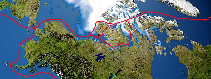 Les satellites de surveillance du passage du Nord-Ouest