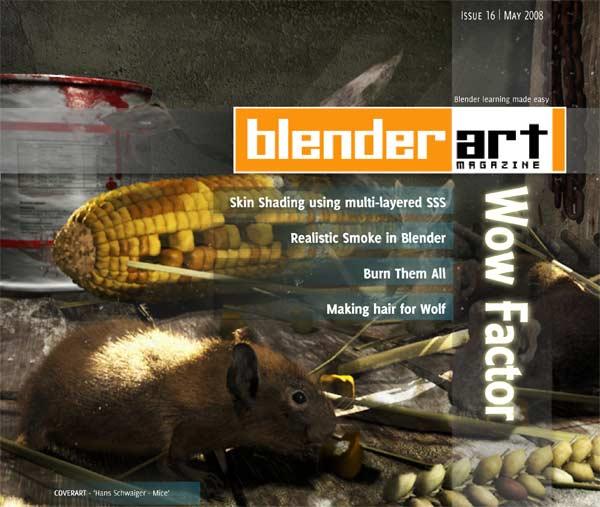 BlenderArt #16 est sorti couverture